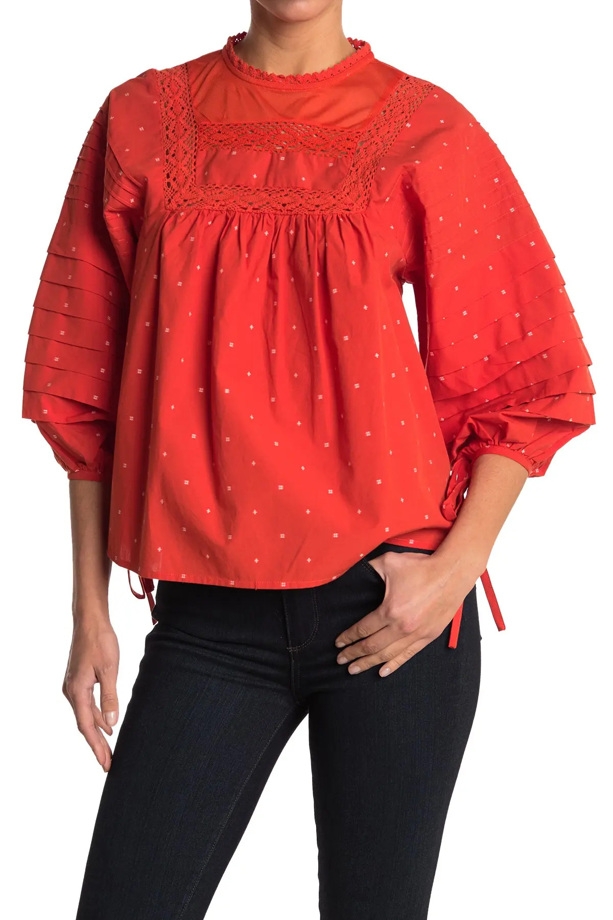 Ella Moss Lyra Pintucked Shirt at Nordstrom Rack | Nordstrom Rack