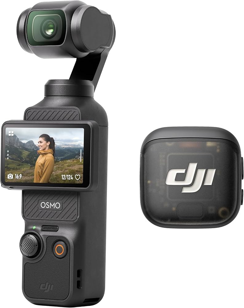 DJI Osmo Pocket 3 Vlogging Camera DJI Osmo Pocket 3 Mic 3 Bundle | Amazon (US)