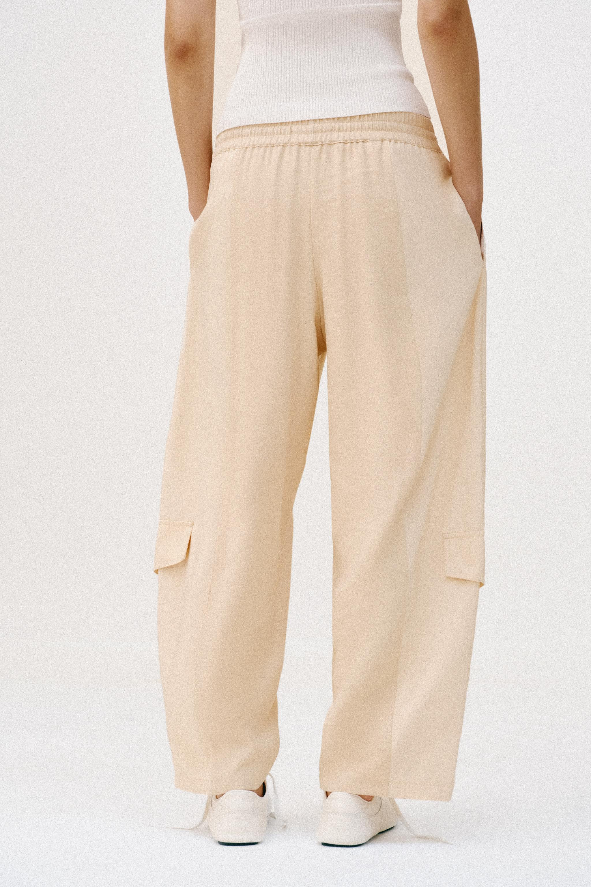 COMBINATION BARREL PANTS | Zara US