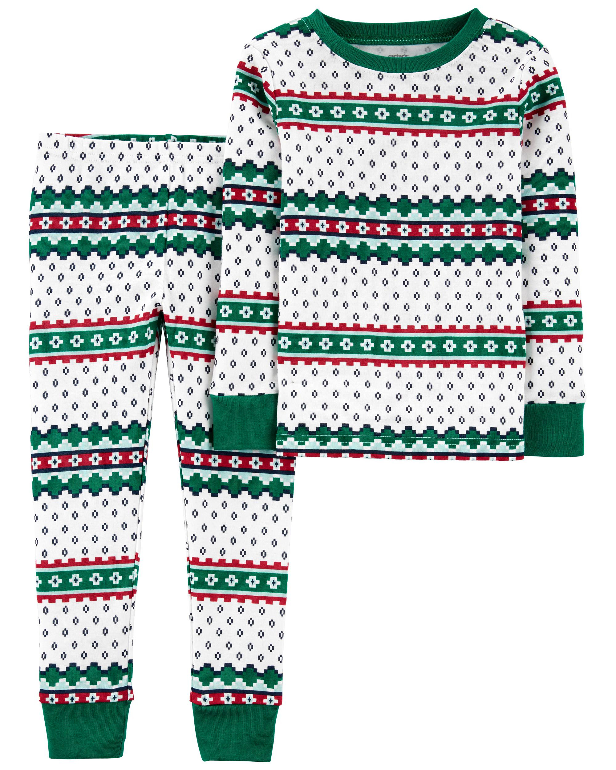 2-Piece Santa 100% Snug Fit Cotton PJs | Carter's