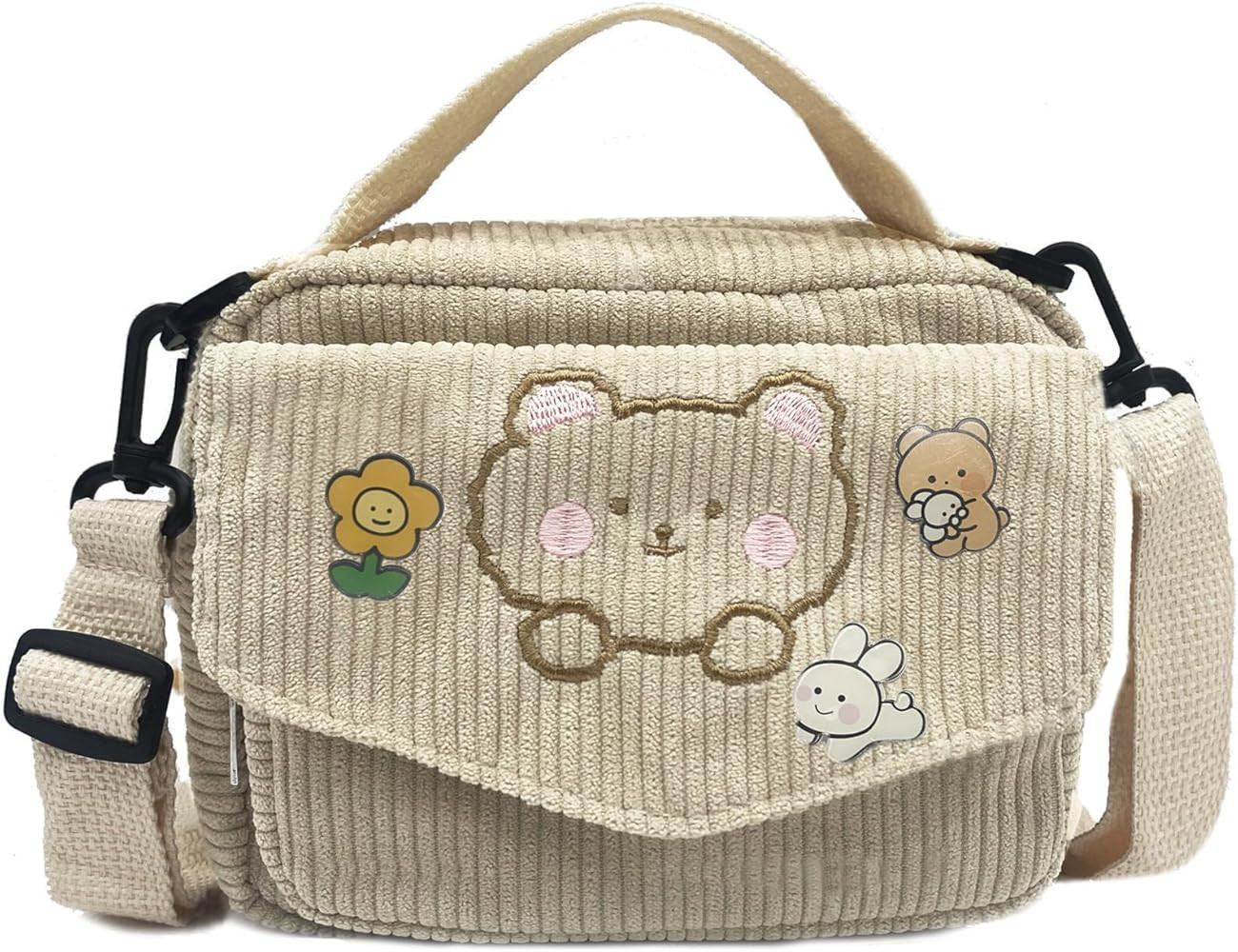 Kawaii Purse Cute Crossbody Bag Kawaii Wallet Gift for Teen Girls with Pin Accessories | Amazon (US)