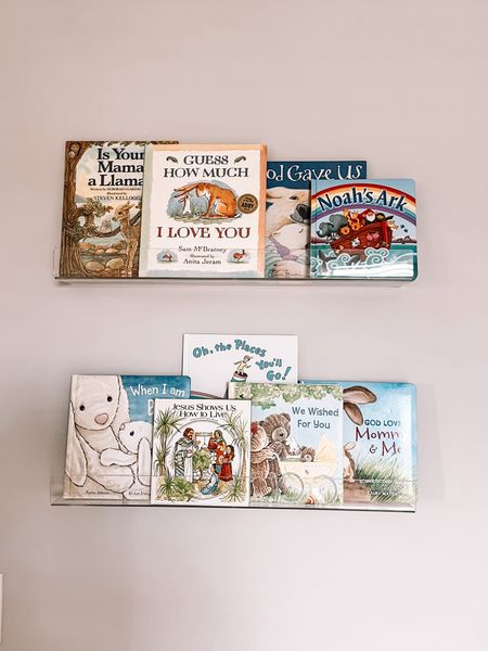 Love these acrylic book shelves from Amazon! They come in difference sizes! Very high quality perfect for kids room, nursery, or playroom! 

Nursery inspo / book shelves / playroom / kids room / baby nursery / baby bedroom / nursery inspo 

#LTKbaby #LTKshoecrush #LTKkids