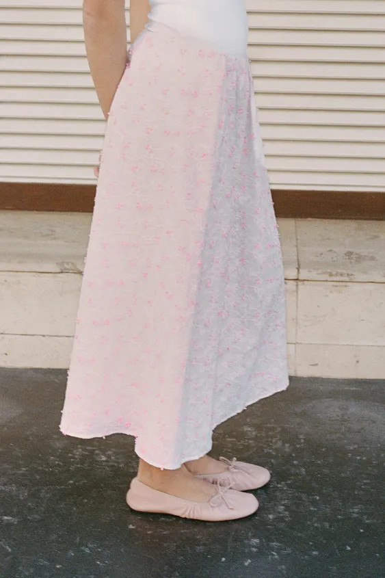 STRUCTURED LAYERED MIDI SKIRT | Zara US
