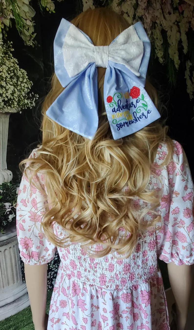 Disney Bound ~ Belle ~ Beauty and the Beast ~ Vintage Style Bow - Etsy | Etsy (US)