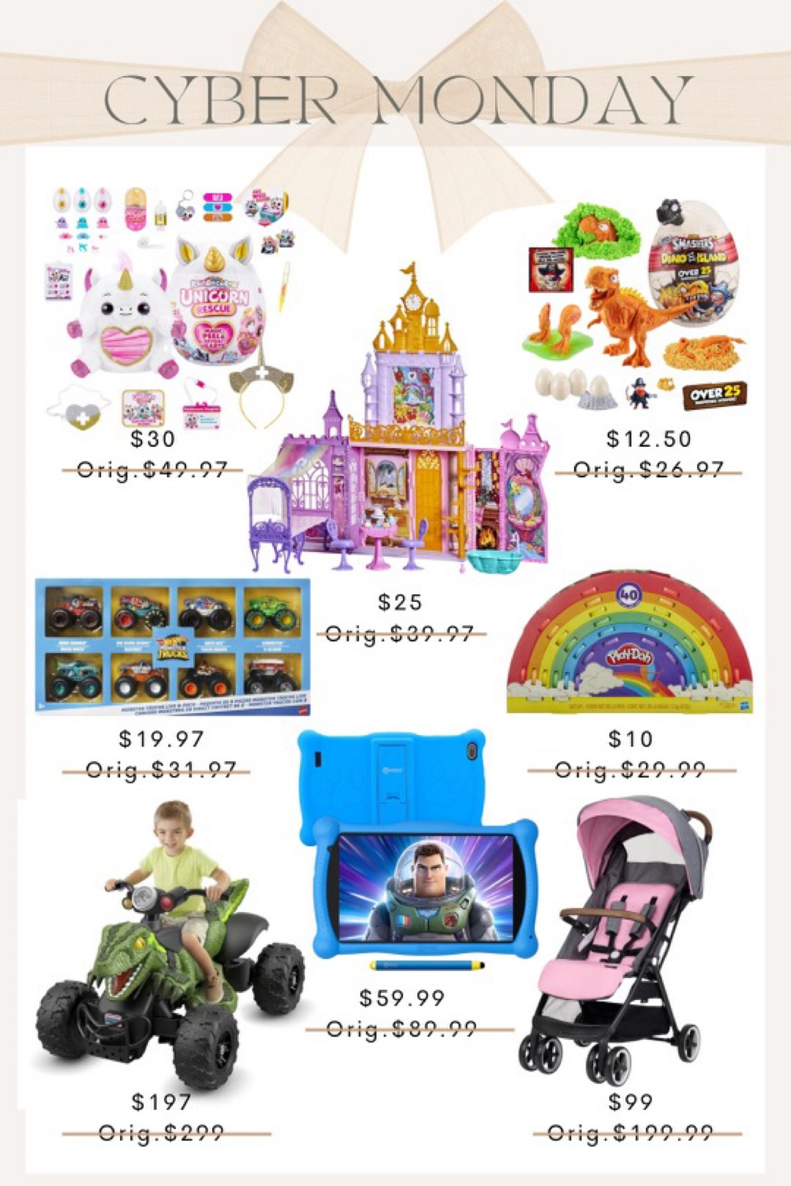 Walmart Cyber Monday deals
Gifts for kids 



#cybermonday #sales #home #walmart #christmasgifts #laurabeverlin


#LTKGiftGuide #LTKfamily #LTKCyberweek