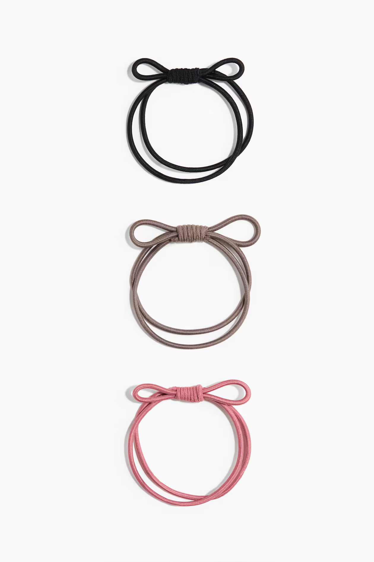 3-Pack Hair Elastics | H&M (US + CA)