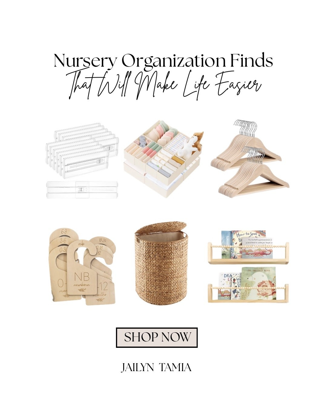 Nursery organization finds that make mom life easier, calmer & so much cuter 🤍🧺✨


#nurseryorganization #nurseryessentials #babyroomdecor #babyorganization #momlifehacks #newbornmusthaves #babycloset #nurseryinspo #amazonbaby #amazonfinds #ltkbaby #ltkhome #ltkfinds 

#LTKHome #LTKmomlife #LTKSaleAlert