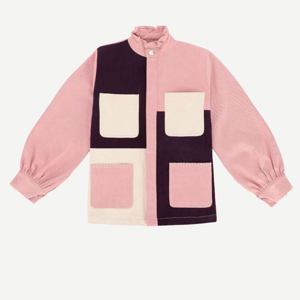 SEVENTY + MOCHI Pablo Jacket Dusty Rose And Overdyed Berry - Trouva | Trouva (Global)