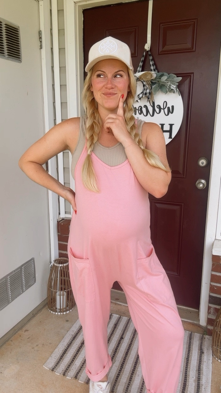 Romper from my latest reel! #bumpfriendly #pregnancyoutfits 

#LTKBump #LTKFamily #LTKBaby