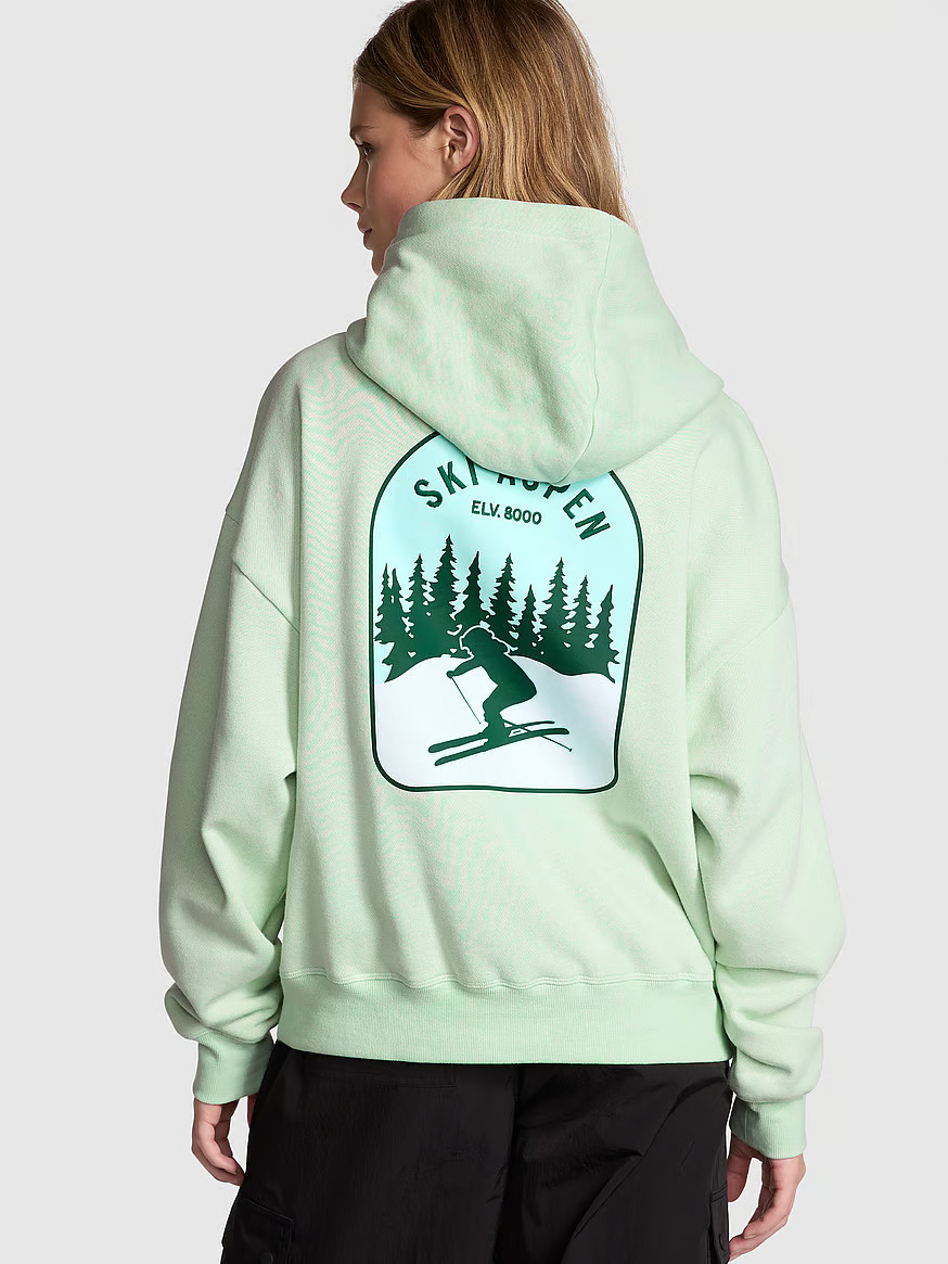 Buy Ivy Fleece Campus Hoodie - Order Hoodies & Sweatshirts online 5000009928 - PINK US | Victoria's Secret (US / CA )