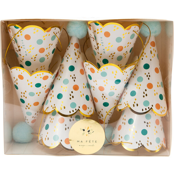 Fun Fair Party Hats, Polka Dots | Maisonette