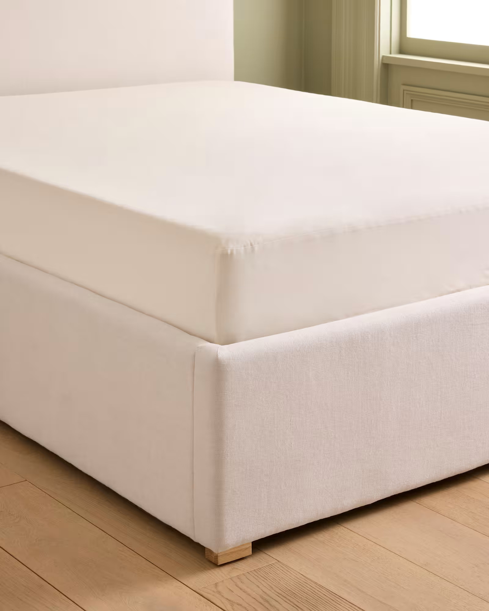 Organic Waterproof Mattress Protector in Natural | Quince