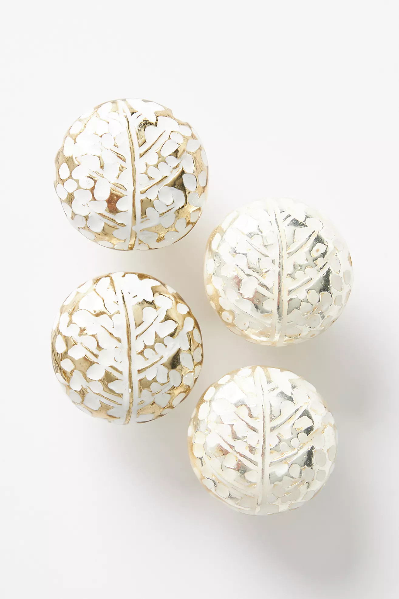 Feather Imprint Knobs, Set of 2 | Anthropologie (US)