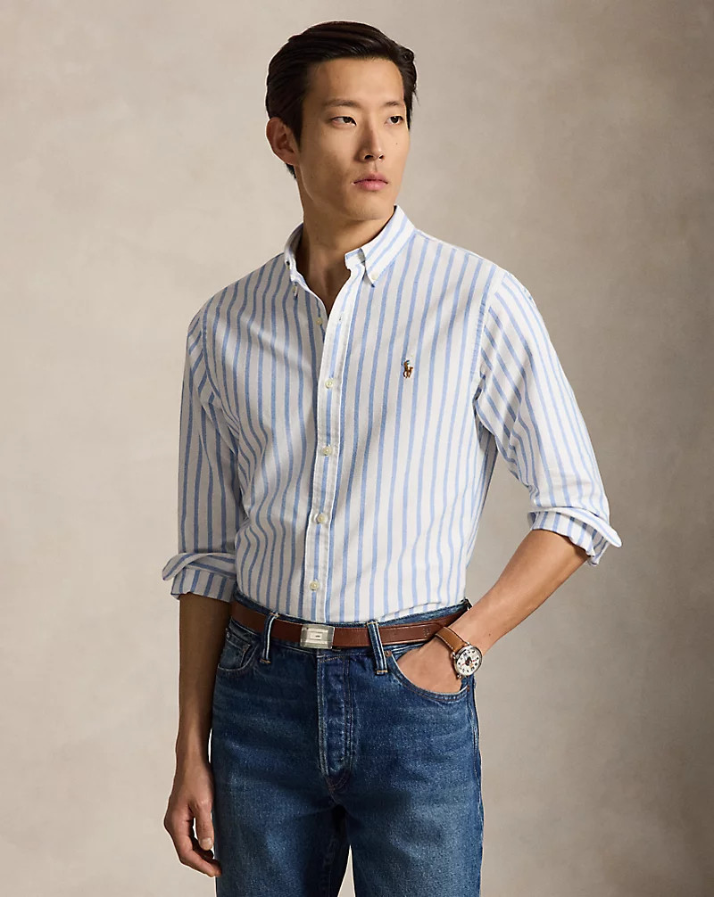 Slim-Fit Oxfordhemd mit Streifen | Ralph Lauren (DE & AT)