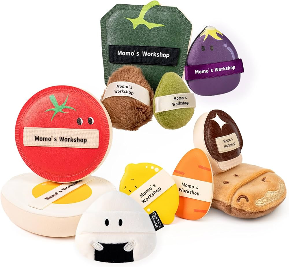 11-Piece Bento Box Makeup Sponge & Puff Set, Food Theme Beauty Foundation Puffs, 5 Types for Foun... | Amazon (US)