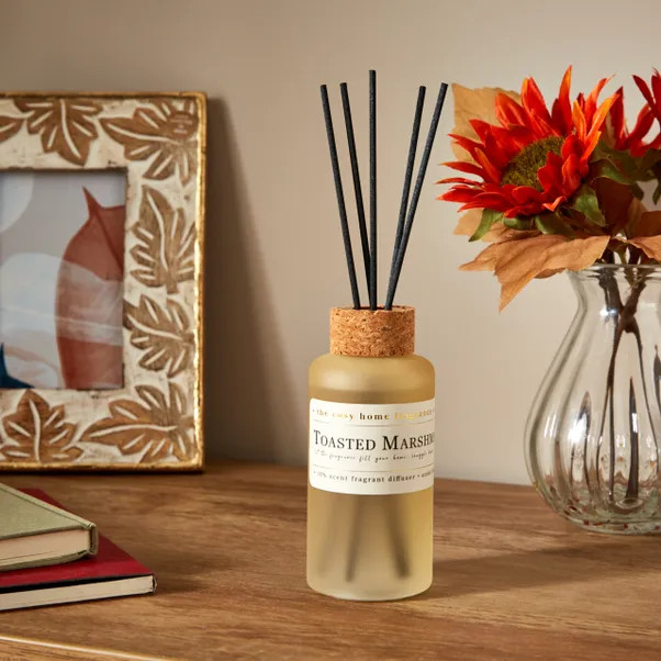Toasted Marshmallows Frosted Diffuser | Dunelm