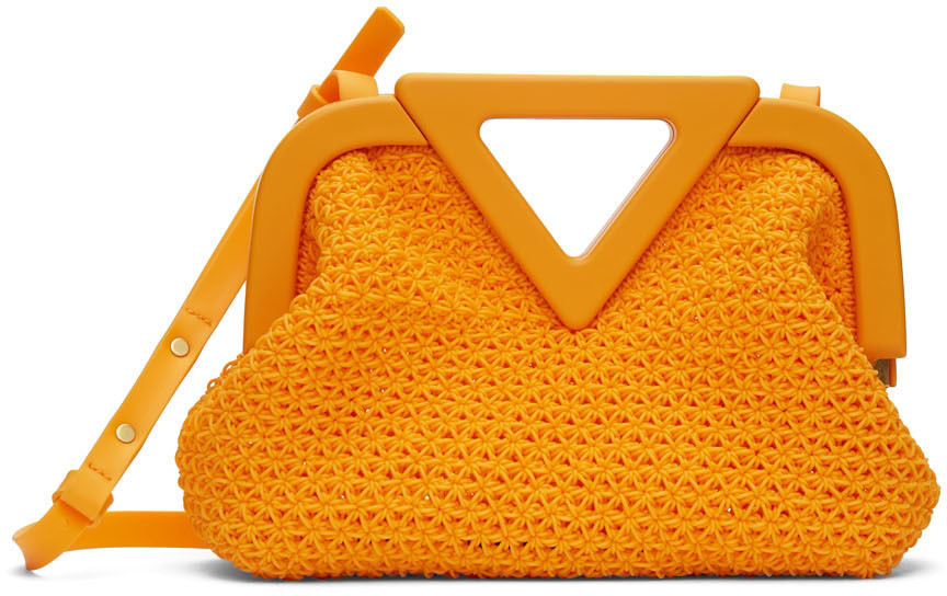 Bottega Veneta Orange Point Top Handle Bag | SSENSE