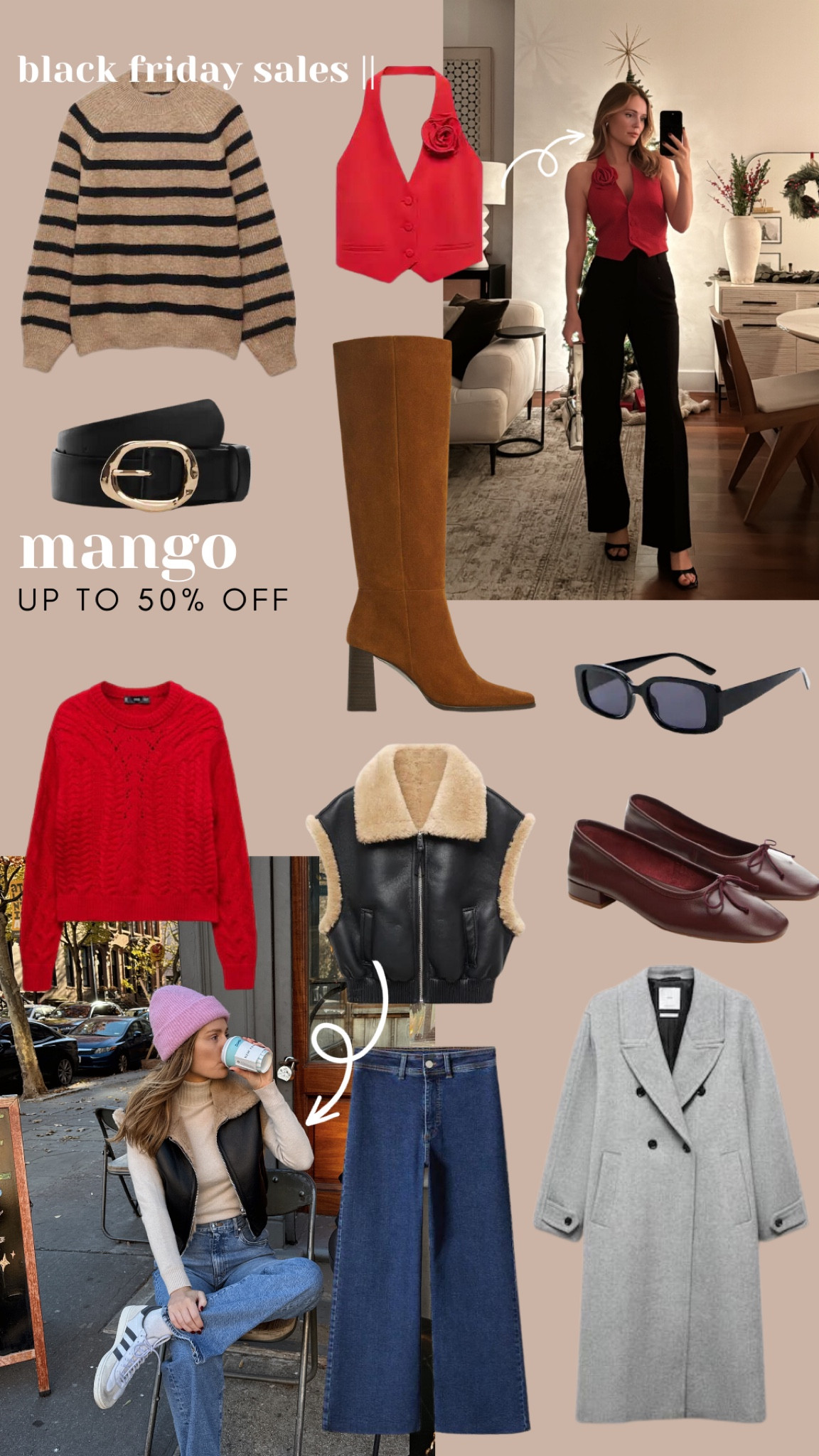 Up to 50% off at mango! 

#LTKCyberWeek