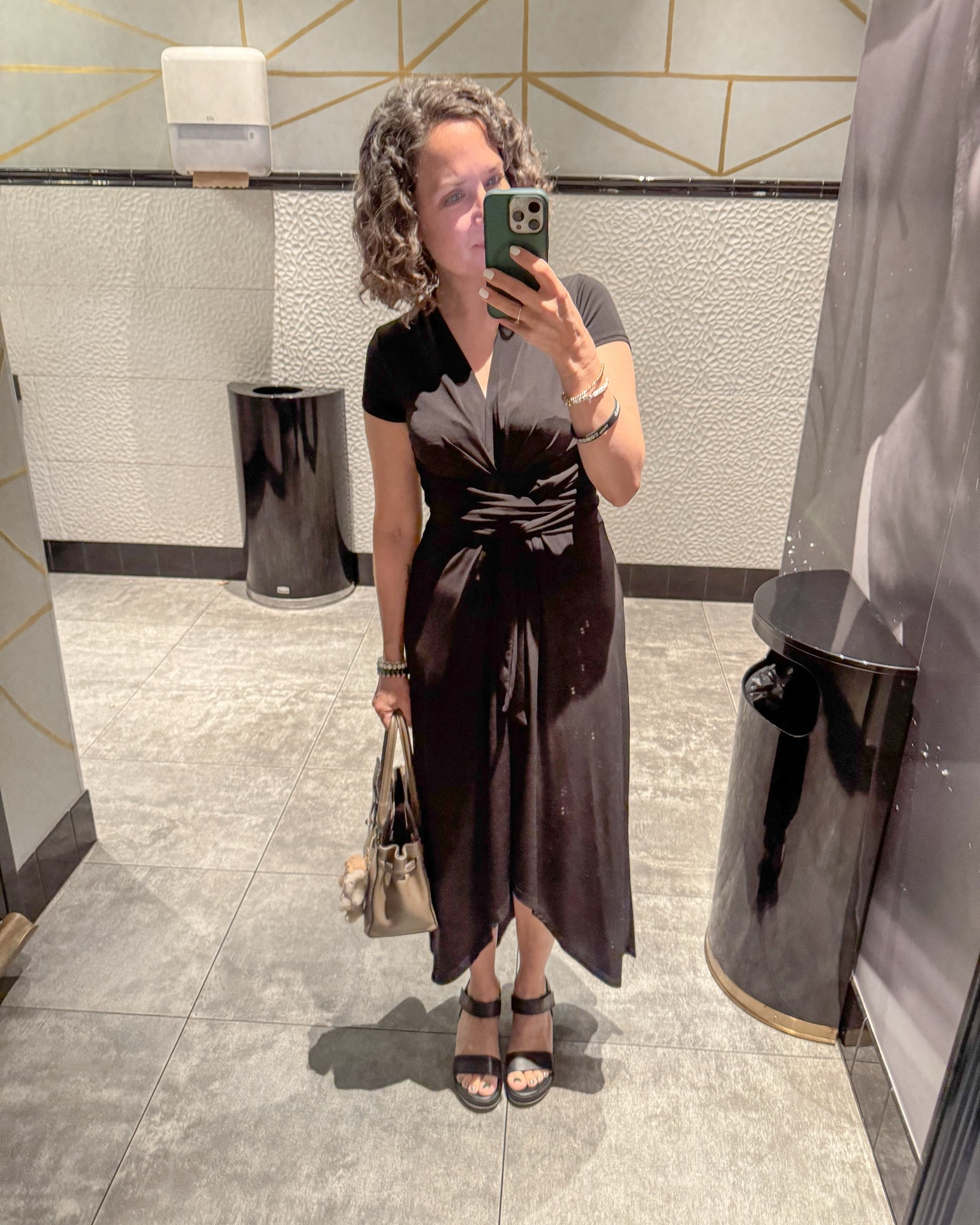 What I wore for a graduation lunch. I’ve had this Michael Kors dress for ten years now! It’s amazing. Sorel wedge sandals were comfortable for an entire day. 🖤

#LTKdayinmylife #LTKootd #LTKSeasonal