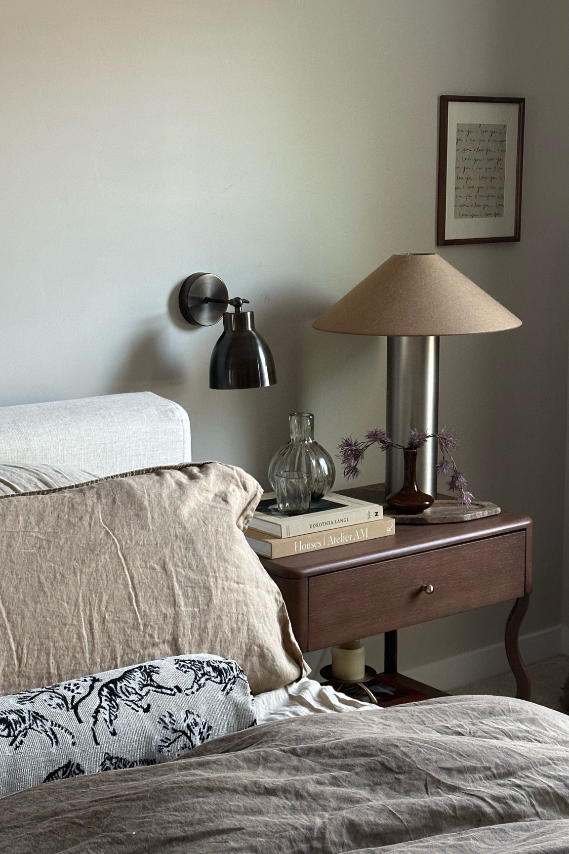 bedroom updates 🤍

table lamp is zara home! 

#LTKHome