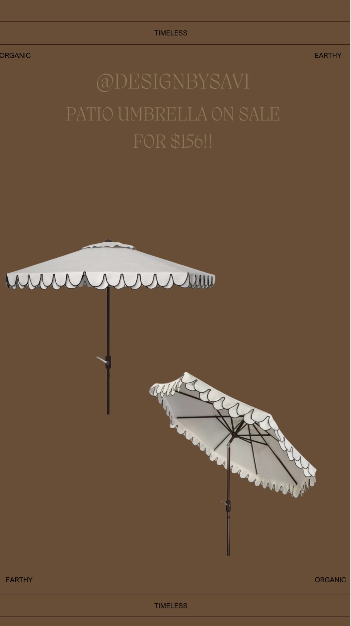 It’s almost patio season!! This umbrella is the perfect addition for any back yard ☂️

Joss & Main 
Umbrellas 
Patio 
Patio umbrella 
Backyard
Seasonal 

#LTKhome #LTKSeasonal #LTKSpringSale