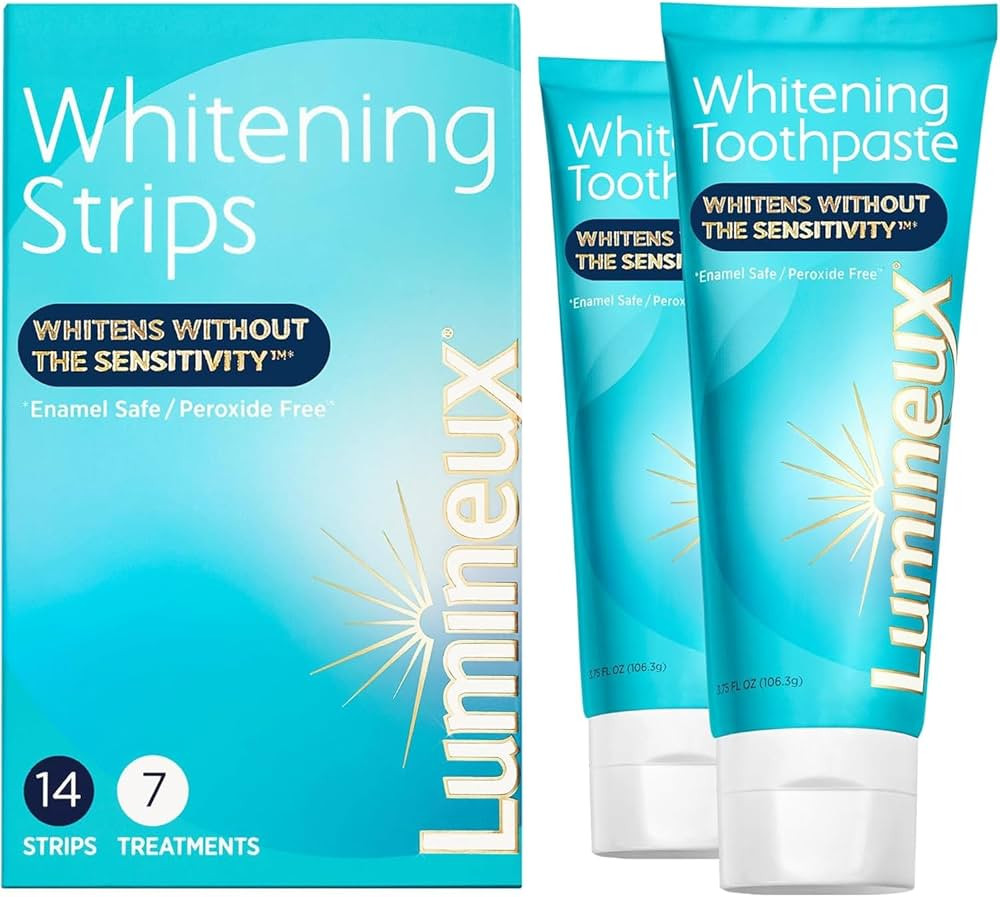 Lumineux Whitening Starter Set – Peroxide Free - Enamel Safe for Whiter Teeth – Includes 7 Wh... | Amazon (US)