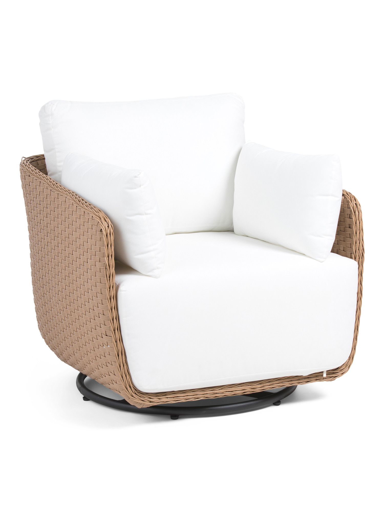 27x32.75 Outdoor Wicker Swivel Chair | Furniture & Lighting | Marshalls | Marshalls