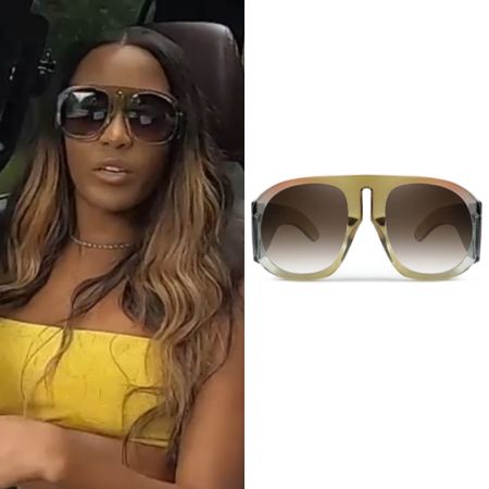 Ciara Miller’s Oversized Aviator Sunglasses