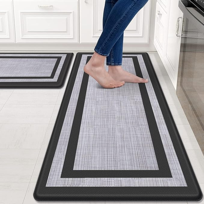 Mattitude Kitchen Mats Set of 2,Cushioned Anti-Fatigue Non-Skid Rug Sets Ergonomic Comfort Standi... | Amazon (US)