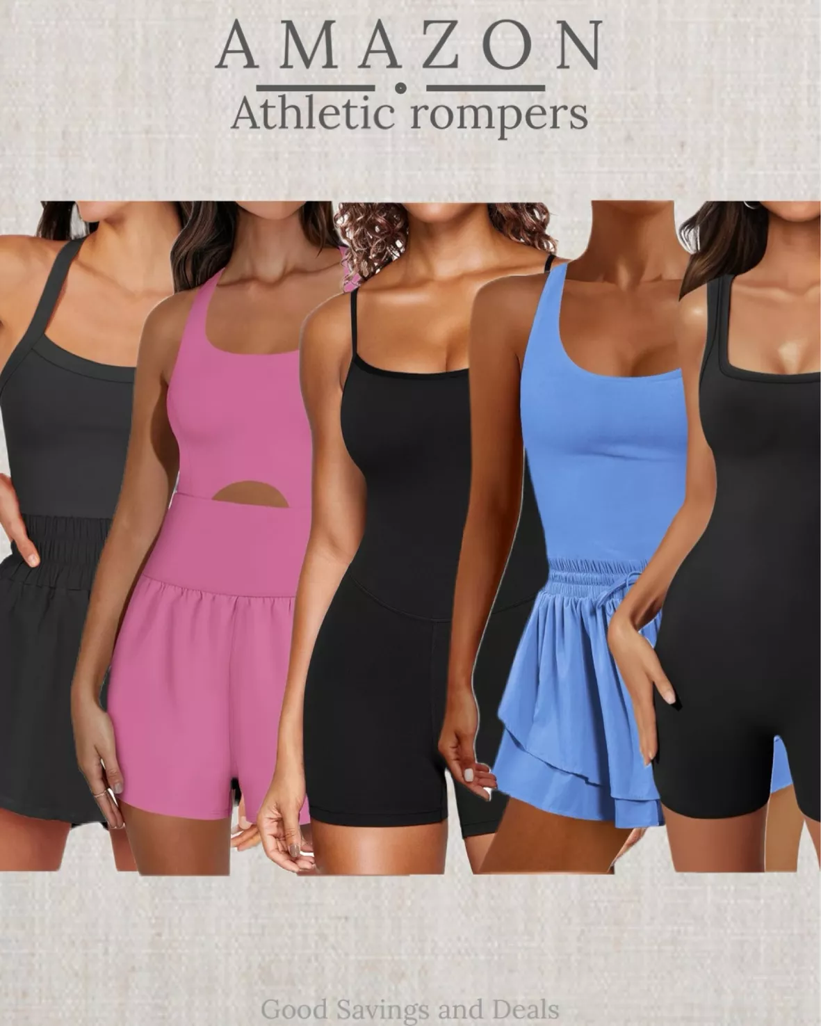 Womens Running Onesie Workout Rompers One Piece Outfits Exercise