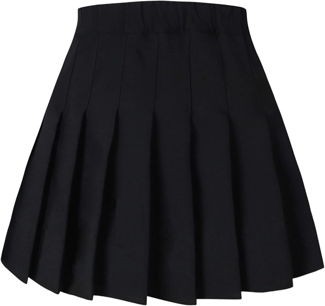 SANGTREE Girls Women's Pleated Skirt with Comfy Stretchy Band, 2 Years - US 4XL | Amazon (US)