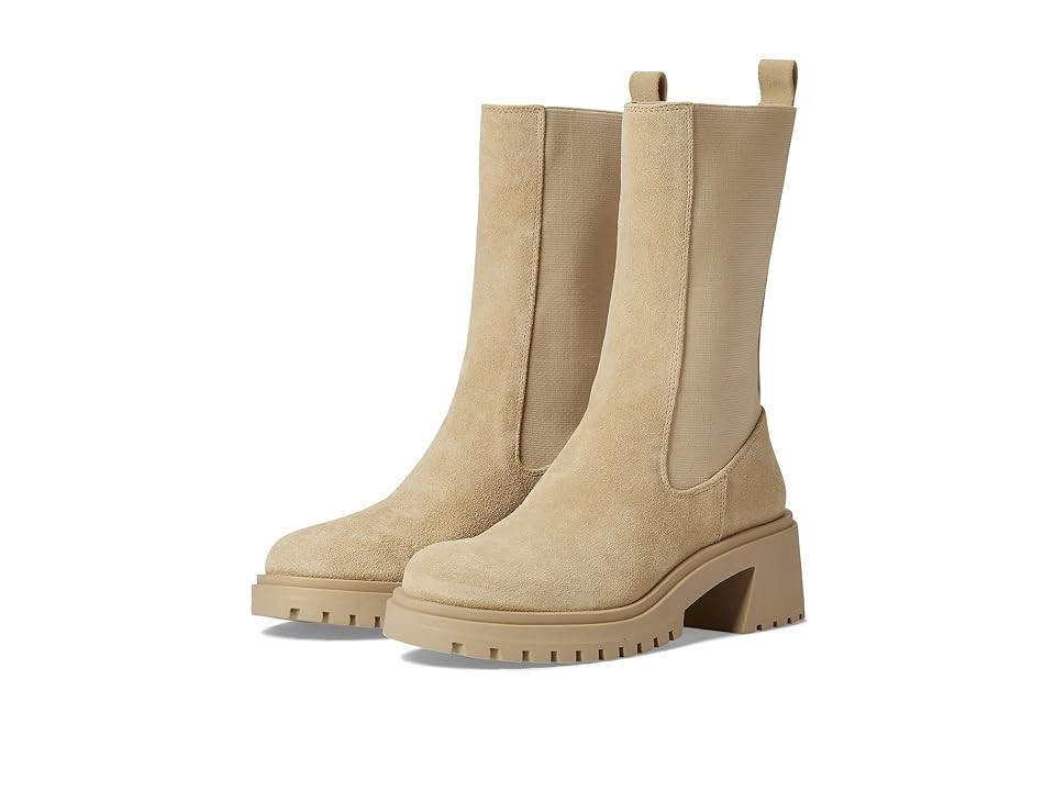 Steve Madden Hesitant Boot (Sand Suede) Women's Shoes | Zappos