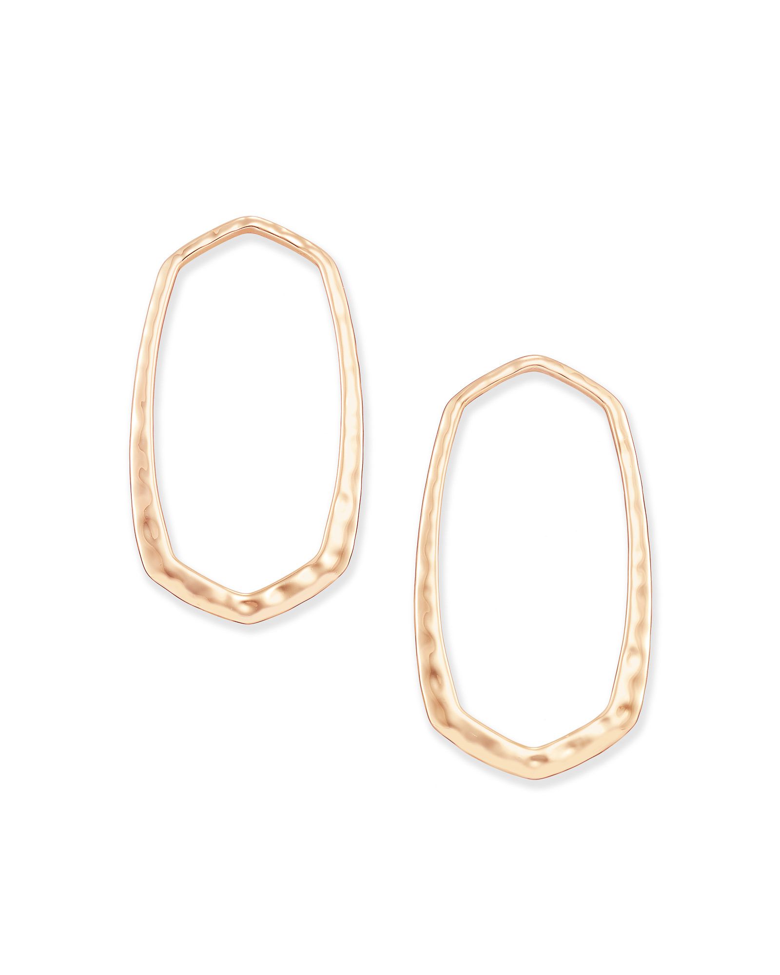 Zorte Hoop Earrings in Rose Gold | Kendra Scott