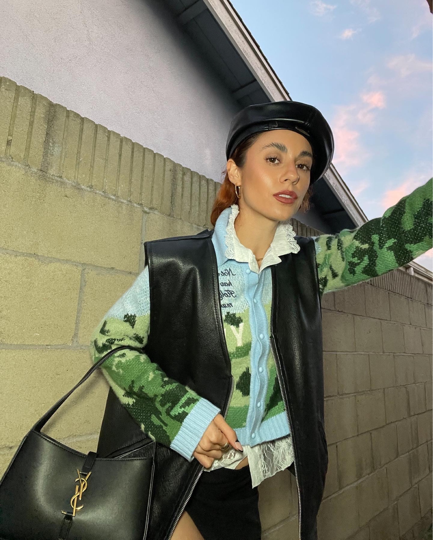 Mixing vintage with modern is my favorite type of styling ✨🙌🏽 #houseofsunny #leathervest

#LTKFind #LTKfit #LTKunder100