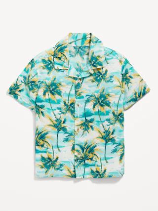 Short-Sleeve Printed Camp Shirt for Toddler Boys | Old Navy (US)