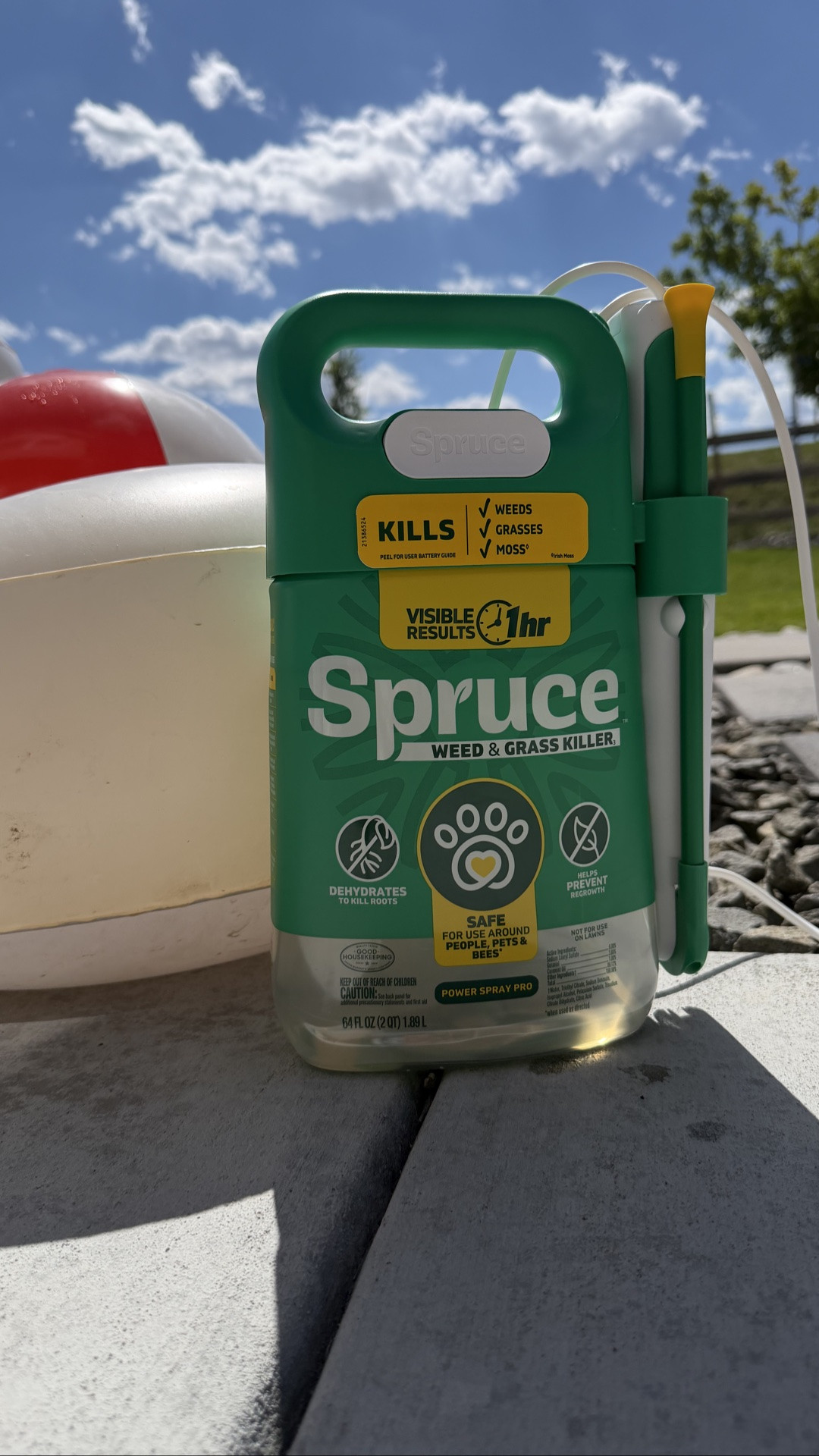 Backyard must haves for the summertime 

With pets and kids 

Weed and grass killer
