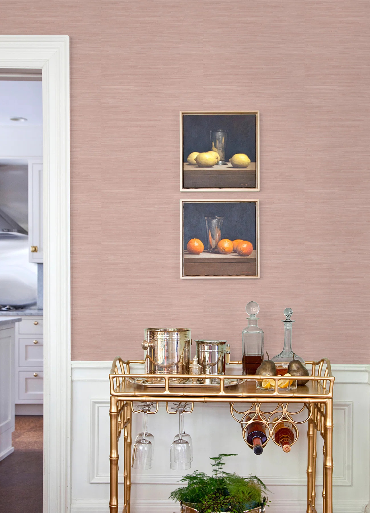 18 ft x 20.5 in x 0.025 in Grasscloth Peel and Stick Wallpaper Roll | Wayfair North America