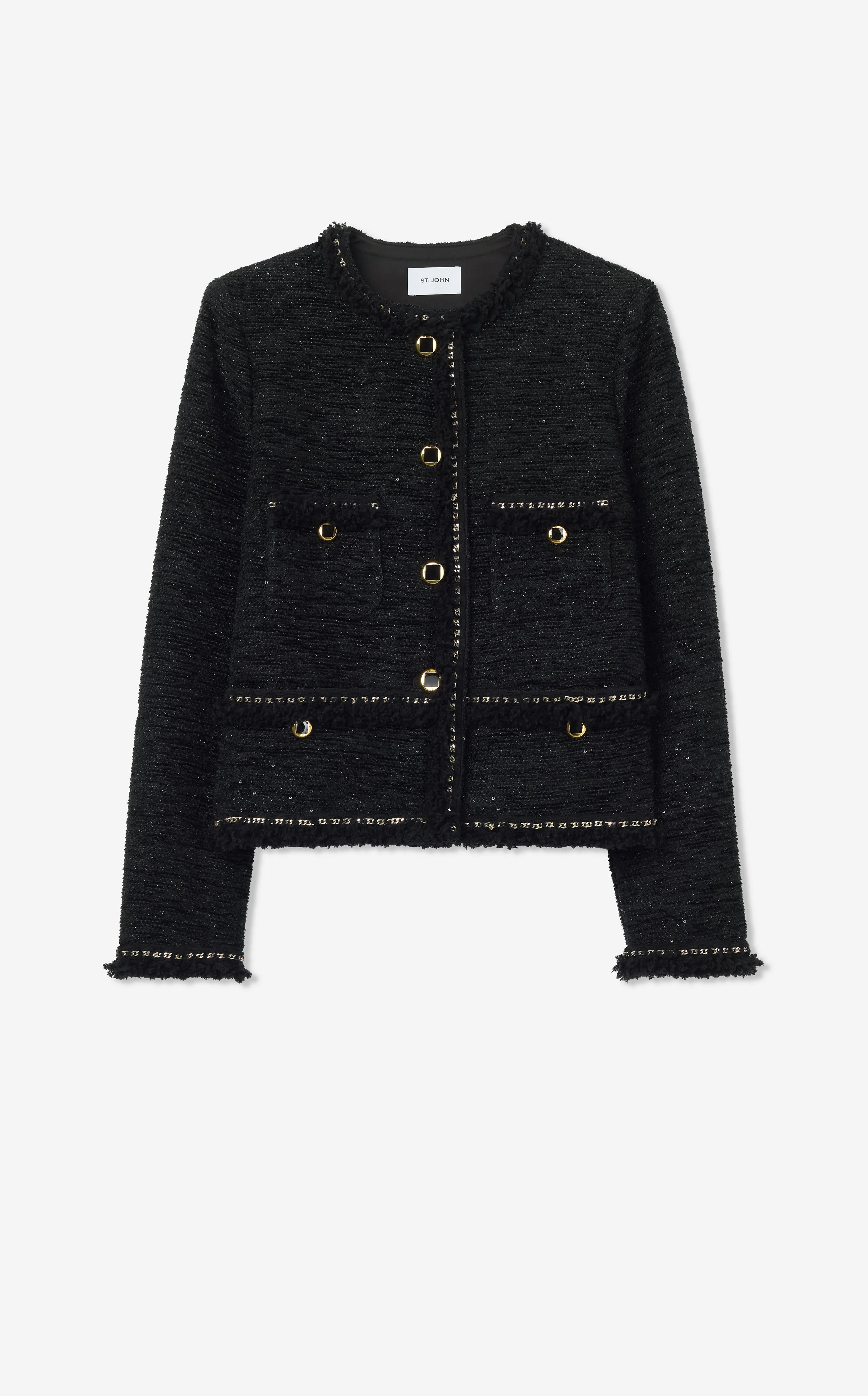 Sequin Chenille Jacket | St. John Knits