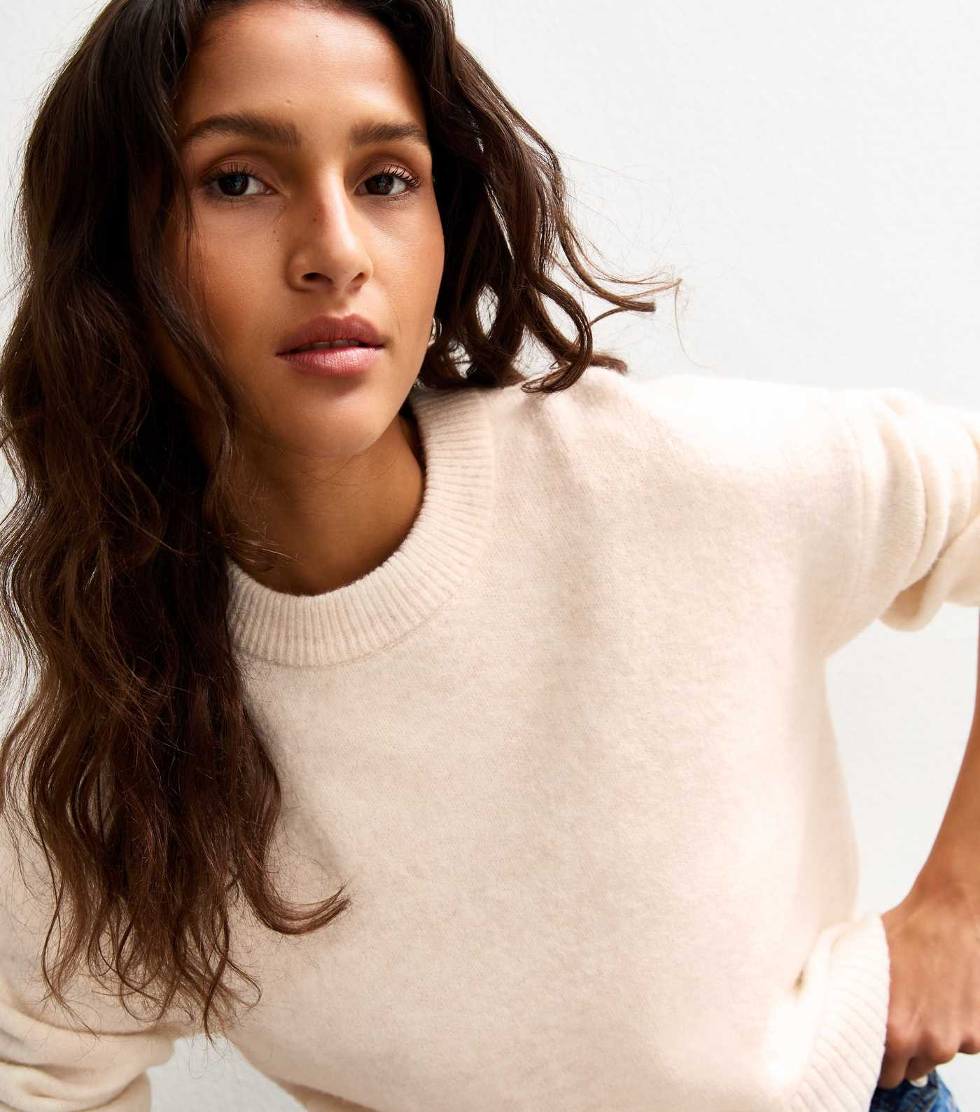 Cream Crew Neck Jumper | New Look | New Look (UK)