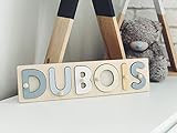 Custom Name Puzzle With Pegs - Montessori Toys for Child - also Baby Gift and Nursery Decor. Best Ea | Amazon (US)