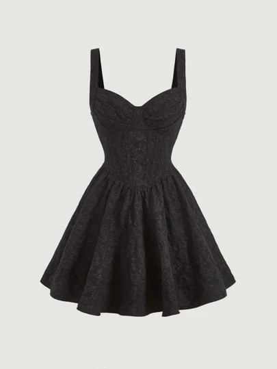 SHEIN MOD Solid Jacquard Cami Dress SKU: sw2212031542810585









(100+ Reviews)£18.49



£2... | SHEIN