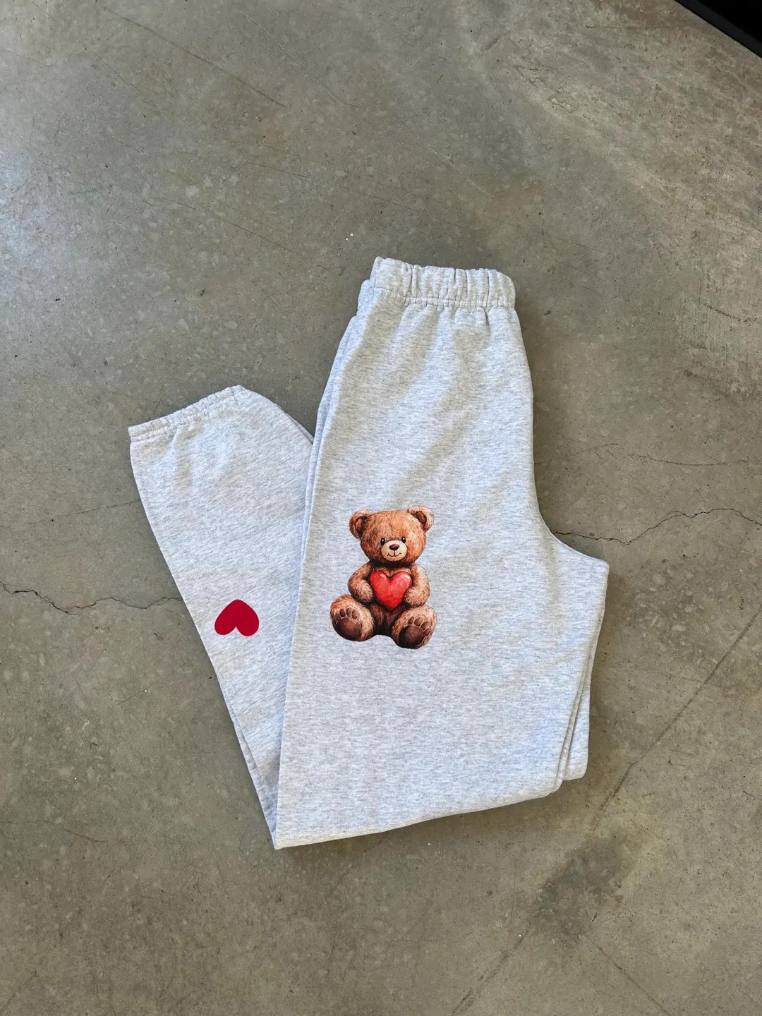 Lover Teddy Bear Sweatpants - Etsy | Etsy (US)