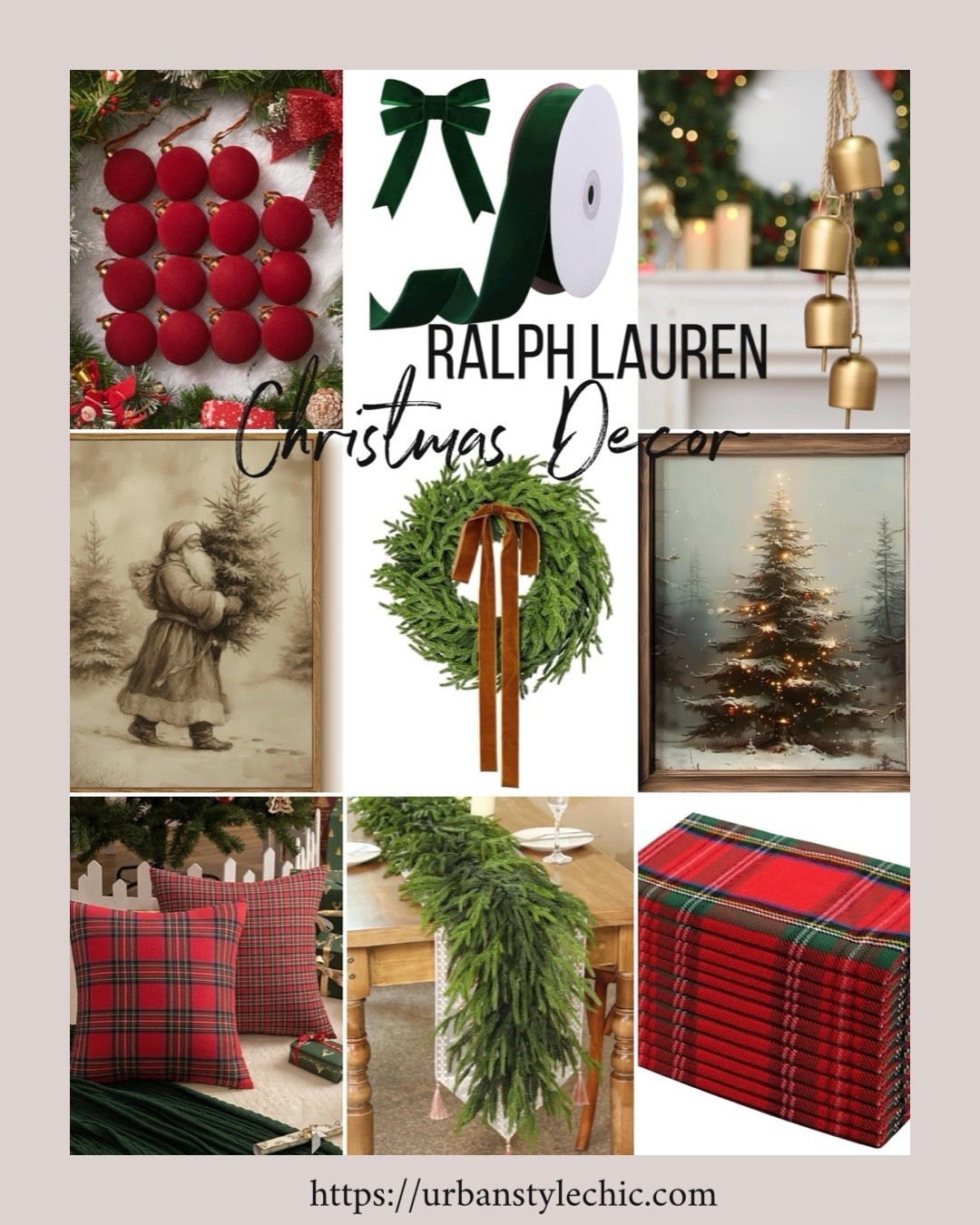 Timeless elegance meets holiday magic with Ralph Lauren Christmas decorations — classic tartan plaids, rich textures, and iconic festive style that elevate every home. Amazon overall picks! 

Follow me on IG @urbanstyle_chic

Ralph Lauren tartan inspo,
Ralph Lauren holiday décor,
Ralph Lauren Christmas collection,
Christmas tartan ornaments,
Designer Christmas décor,
Classic Christmas home décor,
Traditional holiday decorations

#LTKHoliday #LTKHome #LTKSeasonal