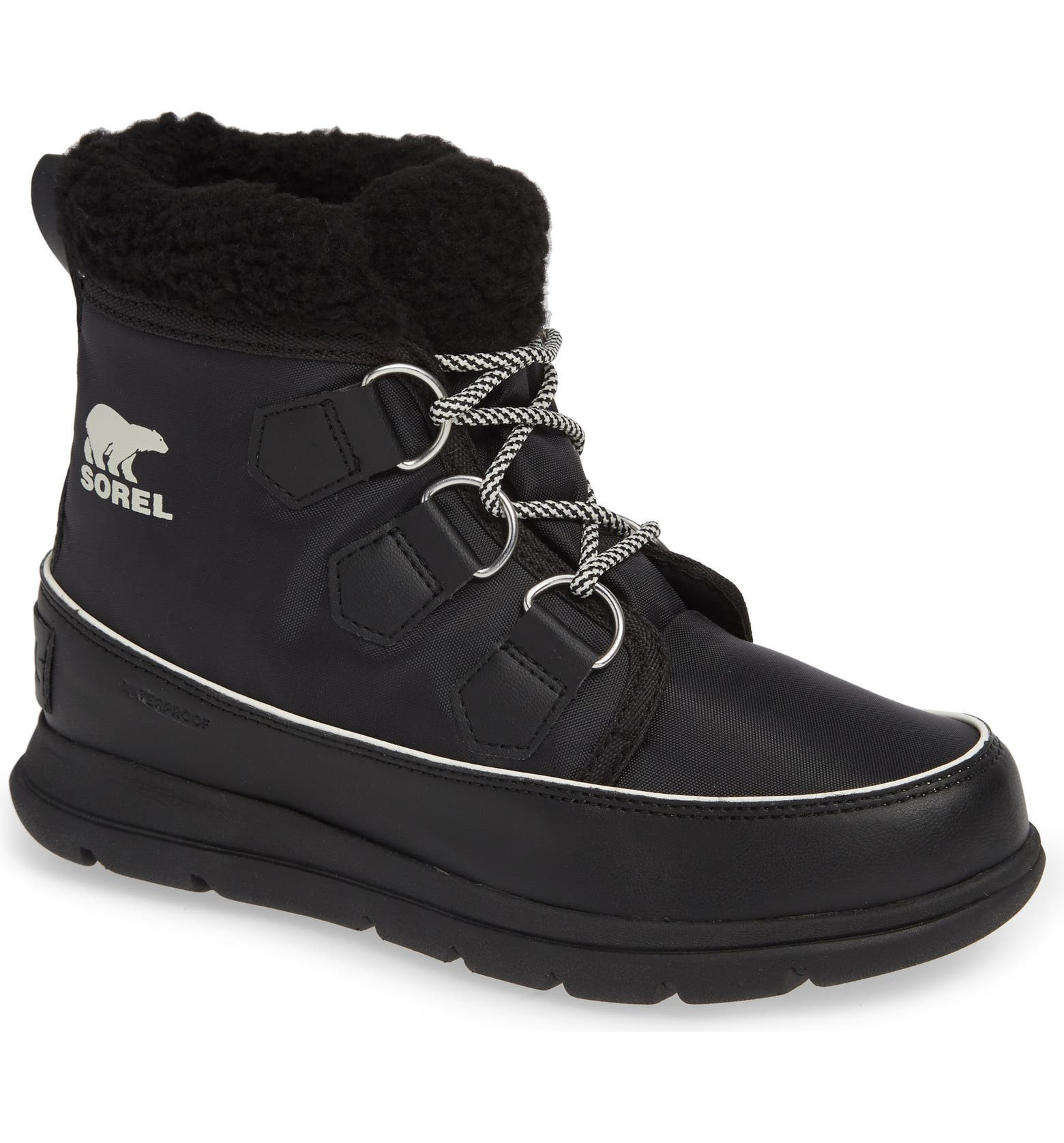 Explorer Carnival Waterproof Boot with Faux Fur Collar | Nordstrom Rack