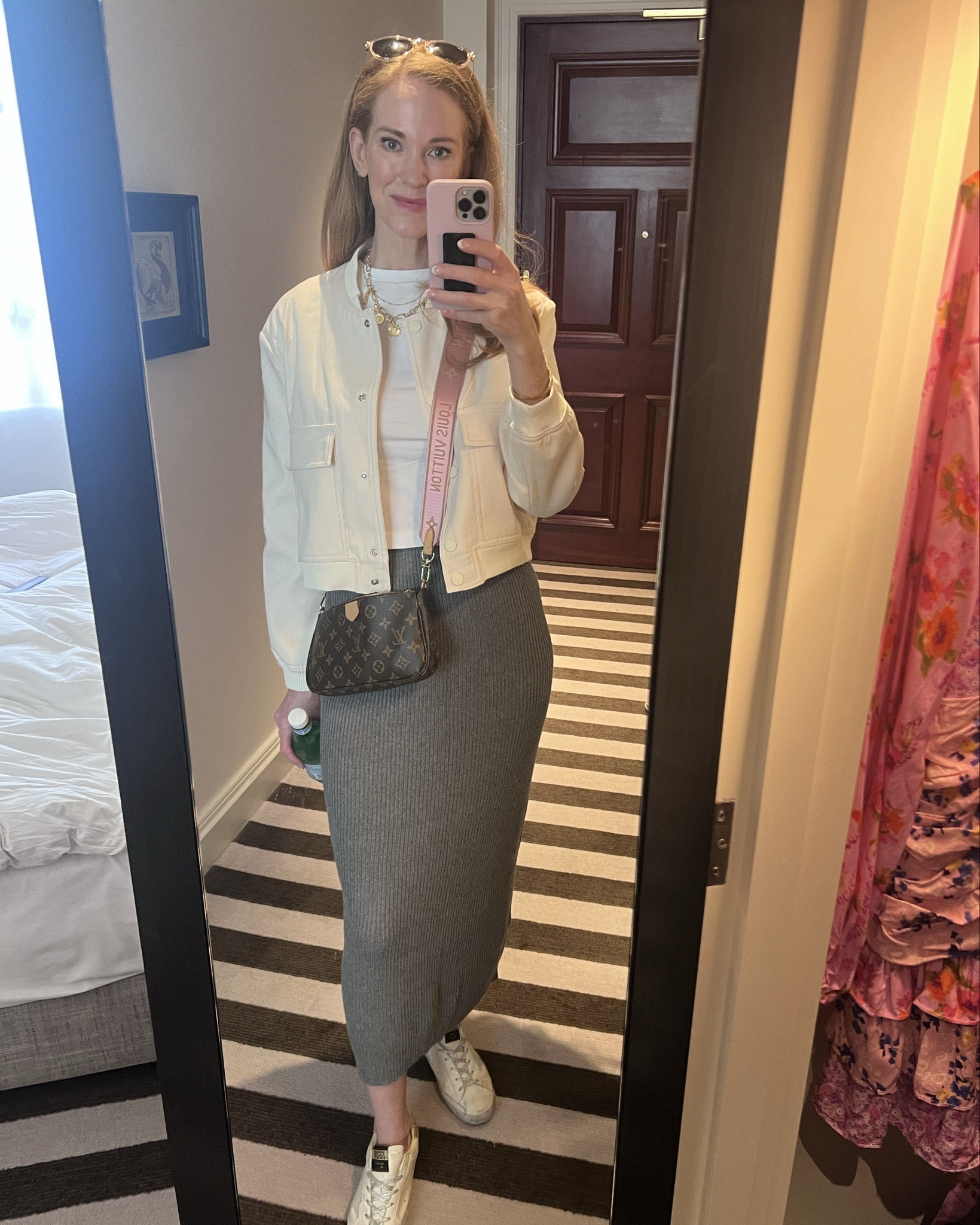 London exploring day! Shopping, eating, wandering… I needed a comfortable and cute outfit! 
This skirt from Amazon comes with the coziest turtleneck sweater or cute separate! And this cropped bomber jacket is the best spring coat. 

#LTKtravel #LTKstyletip #LTKeurope