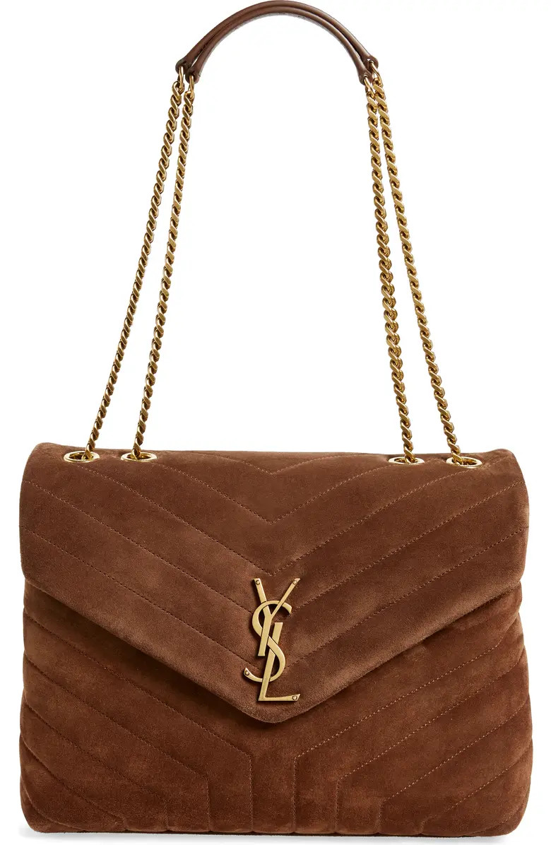 Medium Lou Matelassé Suede Shoulder Bag | Nordstrom
