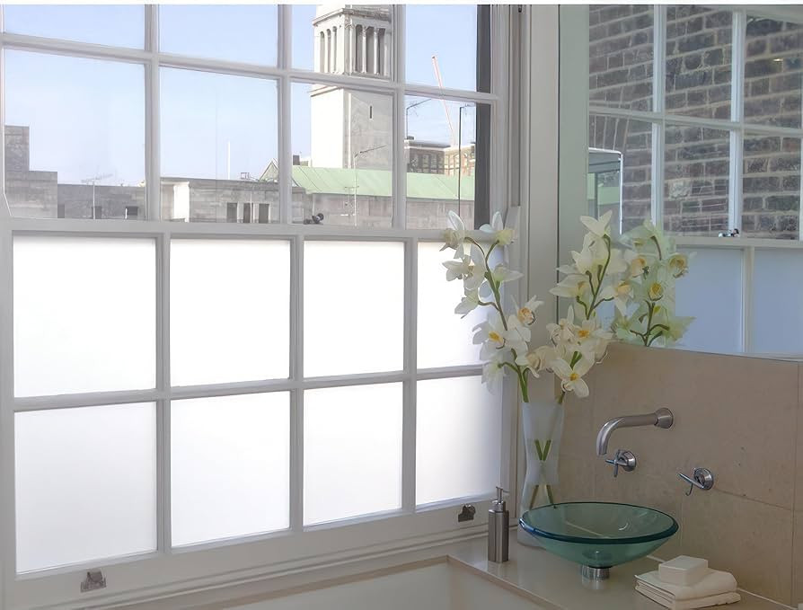 White Frosted Privacy Glass Window Film (76cm x 4M) (76cm x 4 metre) | Amazon (UK)