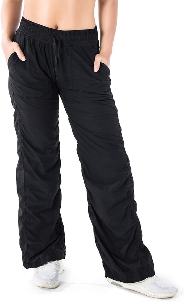 Yogipace Women's 25"/28"/31"/34" Lightweight Wrinkle Resistant Dance Studio Pants Travel Pant | Amazon (US)