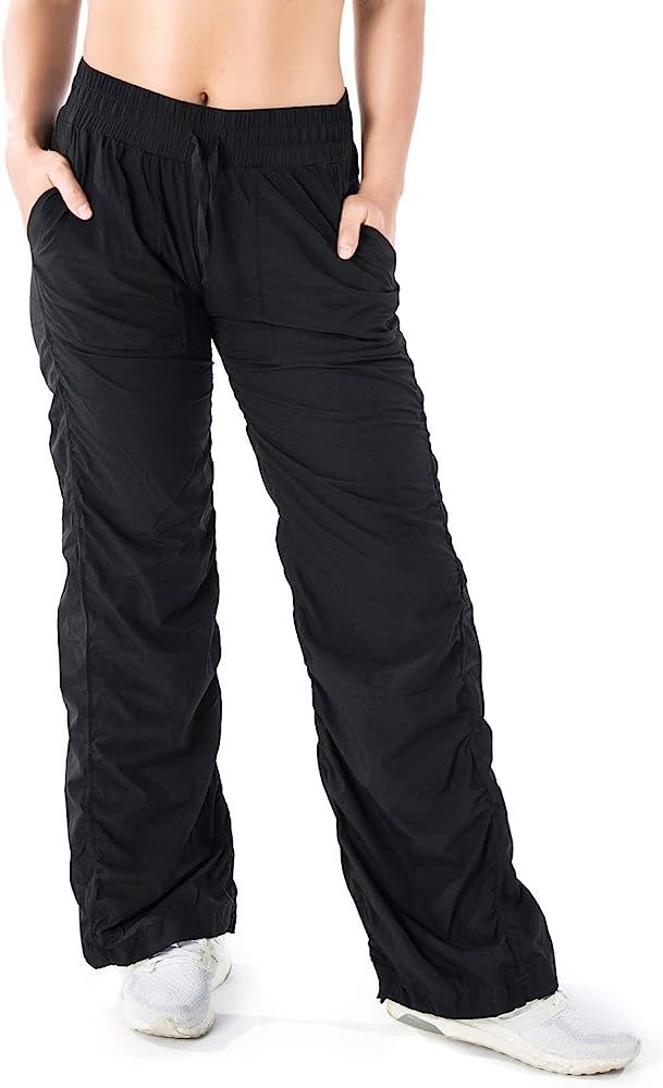 Yogipace Women's 25"/28"/31"/34" Lightweight Wrinkle Resistant Dance Studio Pants Travel Pant | Amazon (US)