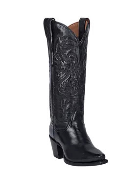 DAN POST Women's Maria Leather Boots, Black, 5.5M | Belk